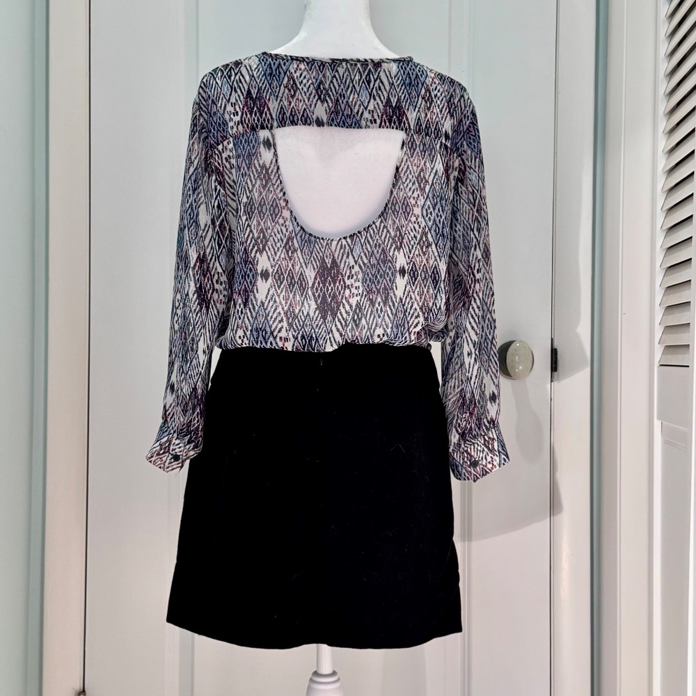 J Crew black wool mini skirt Sz 6 - Picture 3 of 4